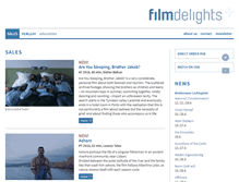 Tablet Screenshot of filmdelights.com